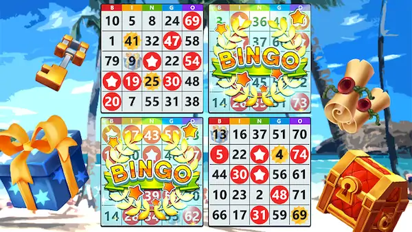 Скачать Bingo Treasure - Bingo Games [Взлом Много денег и МОД Меню] версия 1.7.5 на Андроид