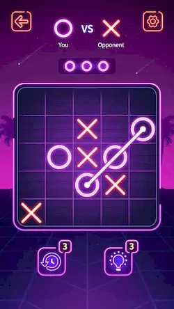 Скачать Tic Tac Toe - Offline XOXO [Взлом Много денег и МОД Меню] версия 0.3.9 на Андроид