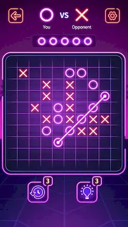 Скачать Tic Tac Toe - Offline XOXO [Взлом Много денег и МОД Меню] версия 0.3.9 на Андроид