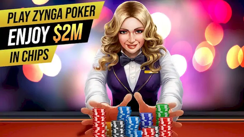 Скачать Zynga Poker ™  [Взлом на монеты и МОД Меню] версия 0.7.8 на Андроид