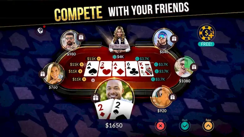 Скачать Zynga Poker ™  [Взлом на монеты и МОД Меню] версия 0.7.8 на Андроид