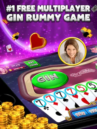 Скачать Gin Rummy Plus: Fun Card Game [Взлом на монеты и МОД Меню] версия 0.8.7 на Андроид