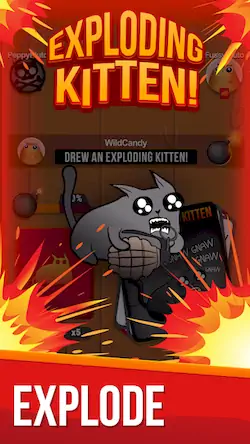 Скачать Exploding Kittens Unleashed [Взлом Много монет и МОД Меню] версия 0.2.5 на Андроид