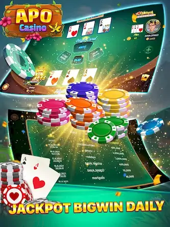 Скачать Apo Casino - Tongits 777 Slots [Взлом на деньги и МОД Меню] версия 1.4.4 на Андроид