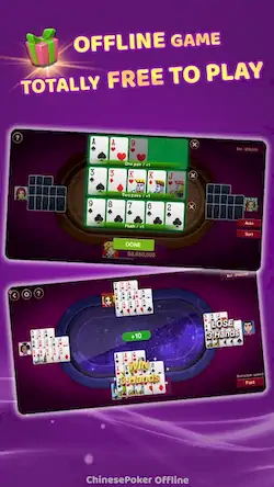 Скачать Chinese Poker Offline [Взлом на деньги и МОД Меню] версия 1.5.9 на Андроид