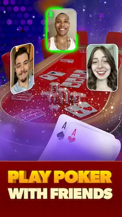 Скачать Poker Face: Texas Holdem Poker [Взлом Много монет и МОД Меню] версия 1.9.1 на Андроид