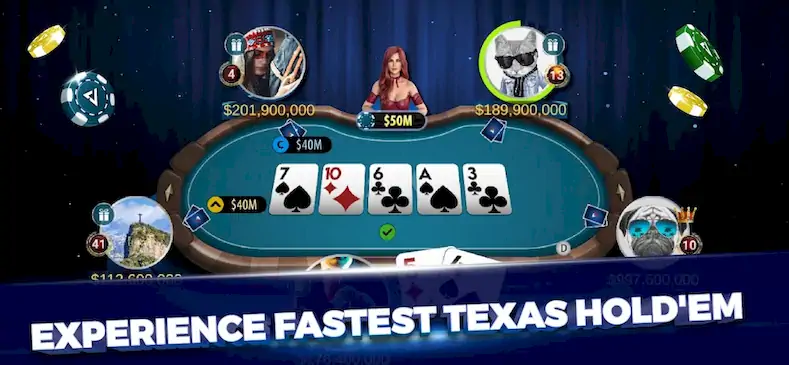 Скачать Velo Poker - Texas Holdem Game [Взлом Много денег и МОД Меню] версия 2.1.6 на Андроид
