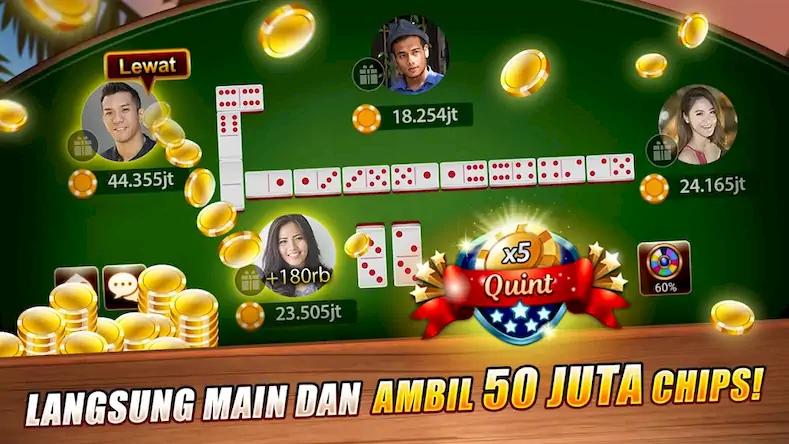 Скачать LUXY Domino Gaple QiuQiu Poker [Взлом на деньги и МОД Меню] версия 2.8.7 на Андроид