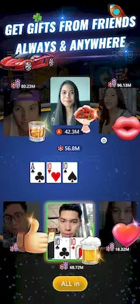 Скачать PokerGaga: Texas Holdem Live [Взлом на монеты и МОД Меню] версия 1.2.5 на Андроид