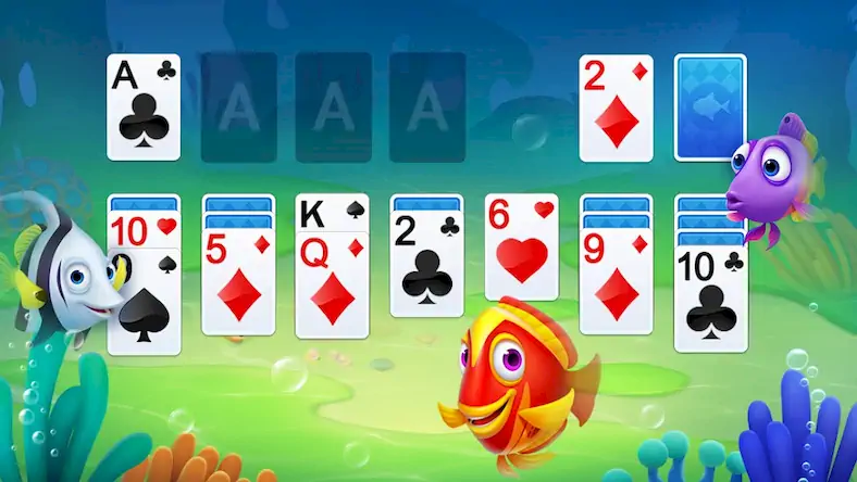 Скачать Пасьянс 3D-Рыбы [Взлом Бесконечные монеты и МОД Меню] версия 0.7.5 на Андроид
