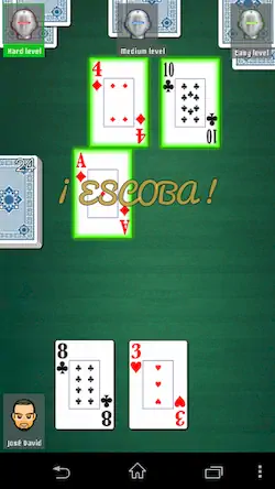 Скачать Escoba / Broom cards game [Взлом Много денег и МОД Меню] версия 0.5.2 на Андроид