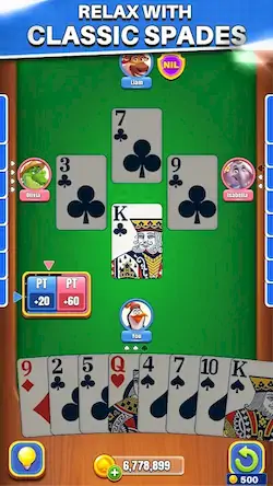 Скачать Spades Saga: Offline Card Game [Взлом на деньги и МОД Меню] версия 2.8.9 на Андроид