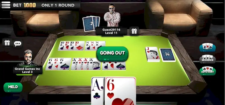 Скачать Rummy Online: Card Games [Взлом Много денег и МОД Меню] версия 2.2.4 на Андроид