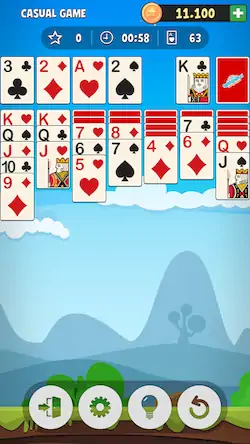 Скачать Solitaire Plus Klondike Online [Взлом на монеты и МОД Меню] версия 1.9.3 на Андроид