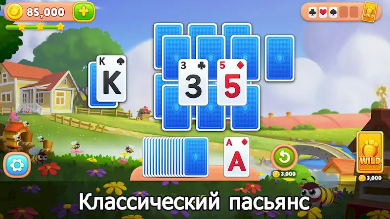 Скачать Solitaire Farm: карточные игры [Взлом Бесконечные деньги и МОД Меню] версия 1.7.7 на Андроид