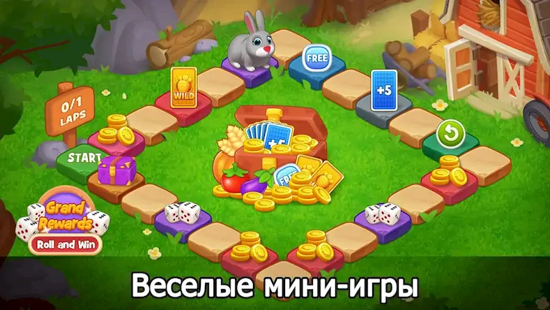 Скачать Solitaire Farm: карточные игры [Взлом Бесконечные деньги и МОД Меню] версия 1.7.7 на Андроид