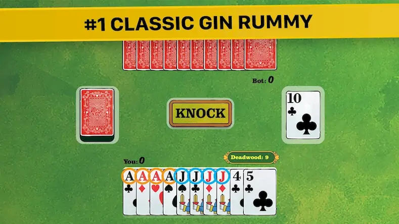 Скачать Gin Rummy * [Взлом на деньги и МОД Меню] версия 1.2.4 на Андроид
