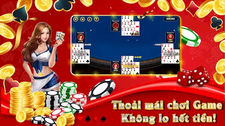 Скачать Chinese Poker (Mau Binh) [Взлом Много монет и МОД Меню] версия 0.8.6 на Андроид