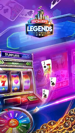 Скачать Poker Legends - Texas Hold'em [Взлом Много монет и МОД Меню] версия 1.1.3 на Андроид