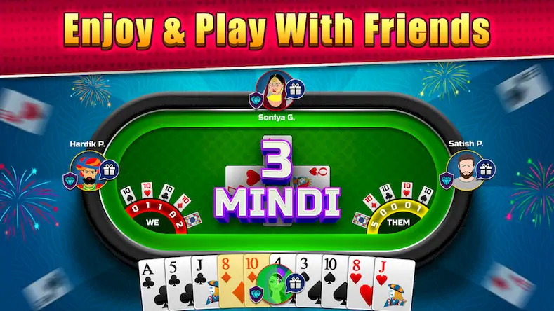 Скачать Mindi Online Card Game [Взлом Много монет и МОД Меню] версия 2.3.1 на Андроид
