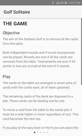 Скачать Golf Solitaire [Взлом на монеты и МОД Меню] версия 1.9.8 на Андроид