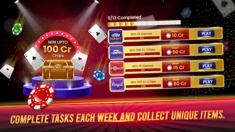 Скачать Teen Patti Gold Card Game [Взлом на деньги и МОД Меню] версия 2.5.9 на Андроид