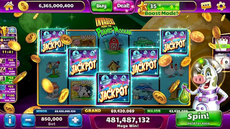 Скачать Jackpot Party Игровые Автоматы [Взлом Бесконечные монеты и МОД Меню] версия 1.3.7 на Андроид