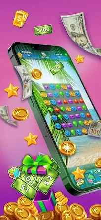 Скачать Match To Win Real Money Games [Взлом Много денег и МОД Меню] версия 0.4.2 на Андроид