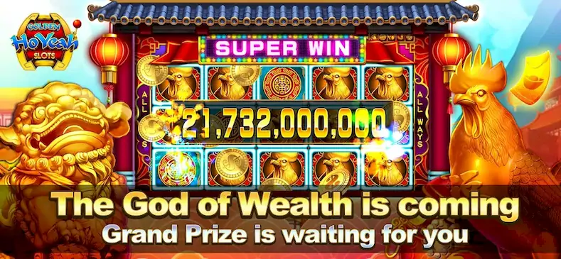 Скачать Golden HoYeah- Casino Slots [Взлом Бесконечные монеты и МОД Меню] версия 1.2.8 на Андроид