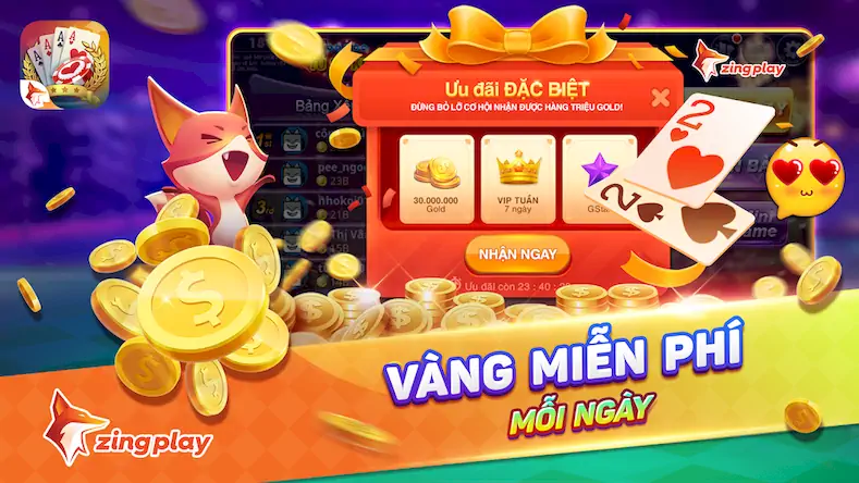 Скачать Tiến lên Miền Nam ZingPlay [Взлом Бесконечные деньги и МОД Меню] версия 1.9.1 на Андроид