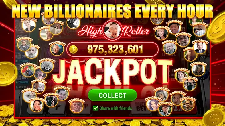 Скачать HighRoller Vegas: Casino Slots [Взлом Бесконечные монеты и МОД Меню] версия 1.8.9 на Андроид