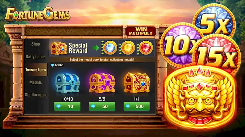 Скачать Slot Fortune Gems - TaDa Games [Взлом Бесконечные монеты и МОД Меню] версия 0.1.1 на Андроид
