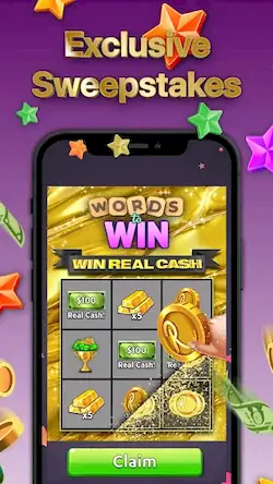 Скачать Words to Win: Real Money Games [Взлом на монеты и МОД Меню] версия 2.1.5 на Андроид
