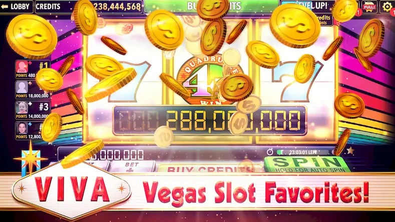 Скачать Viva Slots Vegas [Взлом Много денег и МОД Меню] версия 0.6.1 на Андроид