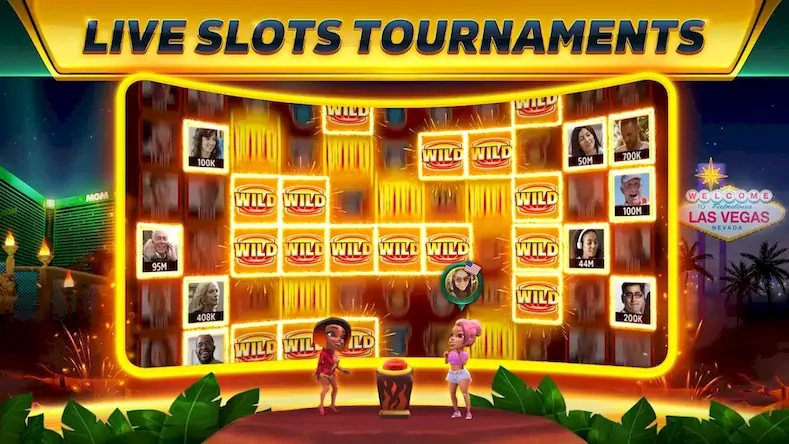Скачать MGM Slots Live - Vegas Casino [Взлом на монеты и МОД Меню] версия 2.2.3 на Андроид