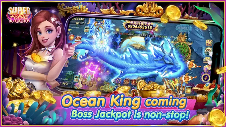 Скачать SuperFishing Casino- Slots 777 [Взлом Бесконечные деньги и МОД Меню] версия 2.1.7 на Андроид