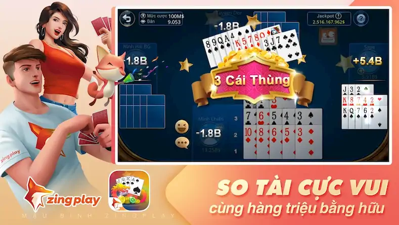 Скачать Poker Việt Nam ZingPlay [Взлом Бесконечные деньги и МОД Меню] версия 1.1.5 на Андроид