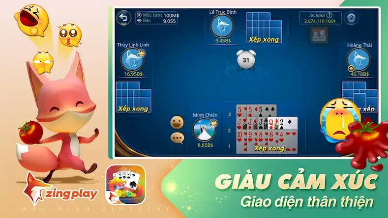 Скачать Poker Việt Nam ZingPlay [Взлом Бесконечные деньги и МОД Меню] версия 1.1.5 на Андроид