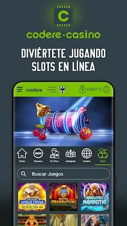 Скачать Codere: Casino en Vivo & Slots [Взлом на монеты и МОД Меню] версия 2.3.3 на Андроид