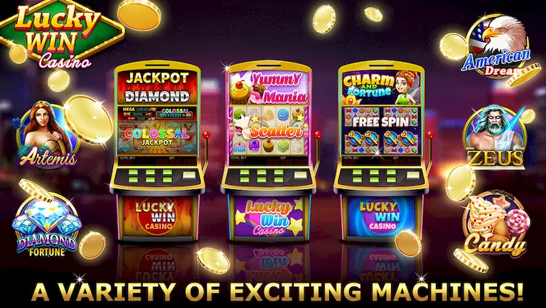 Скачать Lucky Win Casino™ SLOTS GAME [Взлом Бесконечные монеты и МОД Меню] версия 2.7.2 на Андроид