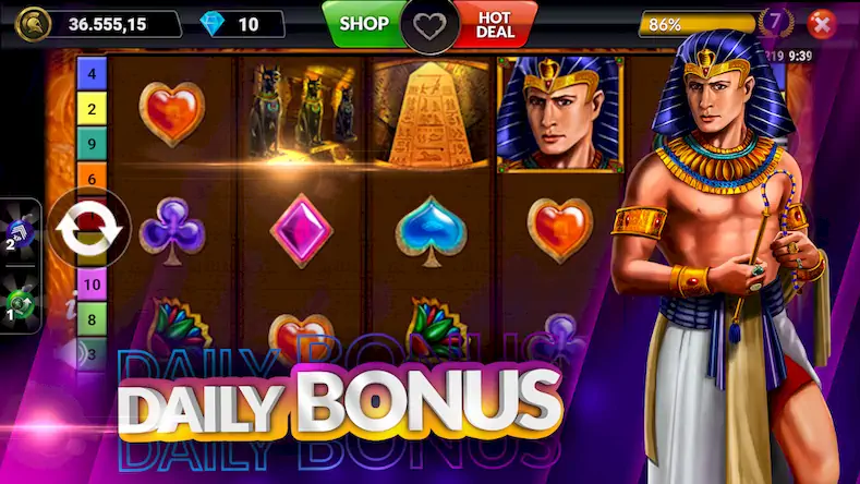 Скачать SpinArena Online Casino Slots [Взлом Много денег и МОД Меню] версия 0.3.7 на Андроид