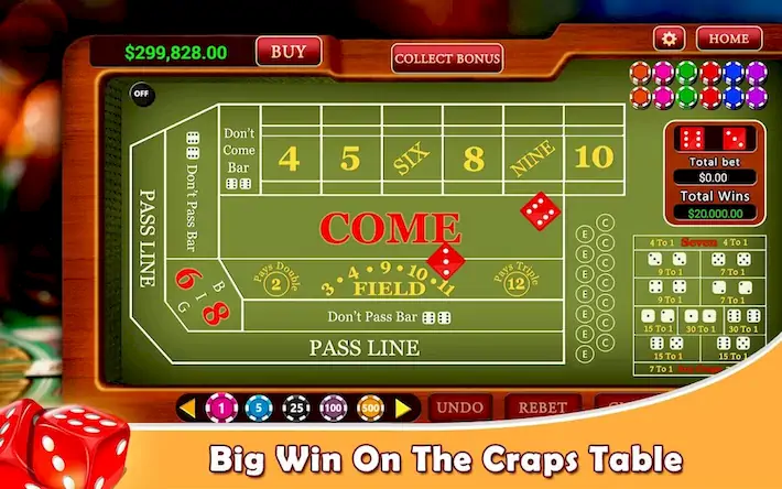 Скачать Craps - Casino Style [Взлом Много монет и МОД Меню] версия 2.9.2 на Андроид