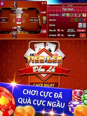 Скачать Tiến Lên Đếm Lá - Tien Len [Взлом на монеты и МОД Меню] версия 2.2.2 на Андроид