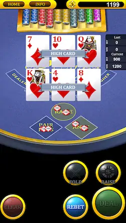 Скачать Three Card Poker [Взлом Много монет и МОД Меню] версия 0.2.8 на Андроид