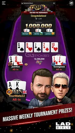 Скачать GGPoker UK - Real Online Poker [Взлом Много монет и МОД Меню] версия 1.3.5 на Андроид