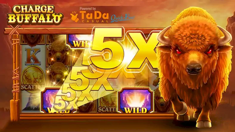 Скачать Charge Buffalo Slot-TaDa Games [Взлом на деньги и МОД Меню] версия 1.7.9 на Андроид