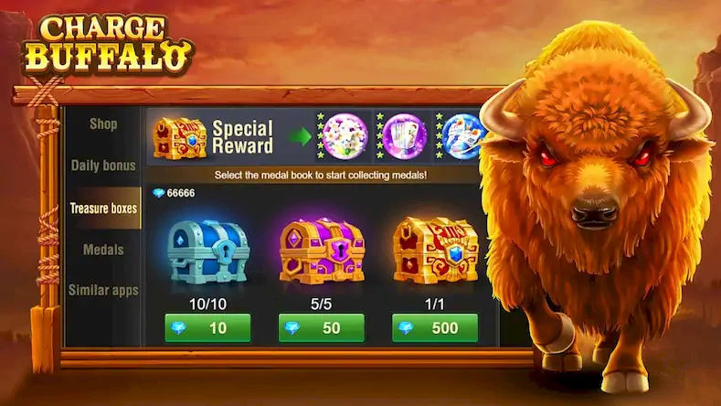 Скачать Charge Buffalo Slot-TaDa Games [Взлом на деньги и МОД Меню] версия 1.7.9 на Андроид