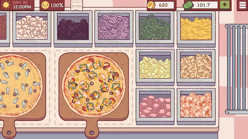 Скачать Good Pizza, Great Pizza [Взлом на деньги и МОД Меню] версия 0.4.2 на Андроид