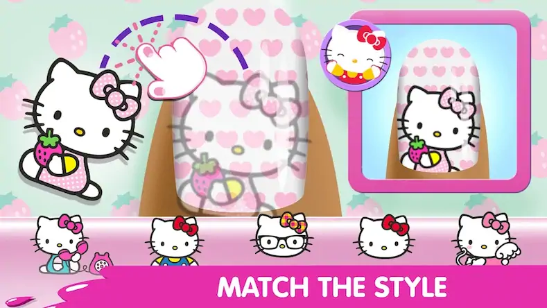 Скачать Hello Kitty Nail Salon [Взлом на монеты и МОД Меню] версия 1.2.1 на Андроид