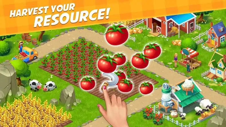 Скачать Farm City: Farming & Building [Взлом Бесконечные монеты и МОД Меню] версия 0.7.2 на Андроид